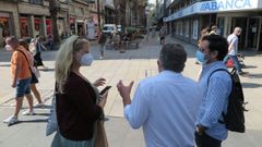 Ram�n Marrades y Charlot Schans visitaron Pontevedra con el alcalde Miguel Anxo Fern�ndez Lores