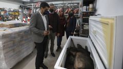 Al�n visit� el centro de conservaci�n en Ourense