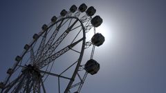 La noria del muelle de Bater�a, en A Coru�a