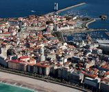 Vista a�rea de parte de la zona de la ciudad afectada por el futuro plan de protecci�n.