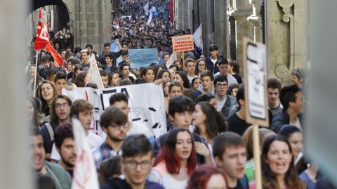 Manifestaci�n en Santiago