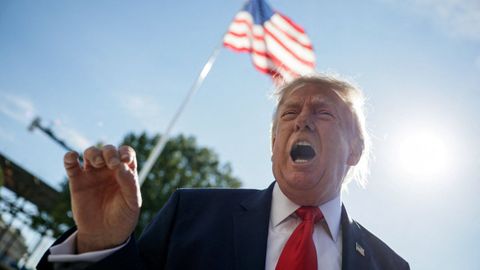 El presidente de Estados Unidos, Donald Trump.