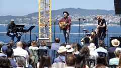 Detalle de uno de los conciertos en la terraza del auditorio Mar de Vigo