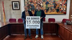 El alcalde Francisco Fumega y el teniente de alcalde Jos Castro