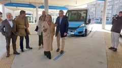 La conselleira hizo balance de los dos a�os de funcionamiento de la terminal de buses de la intermodal.