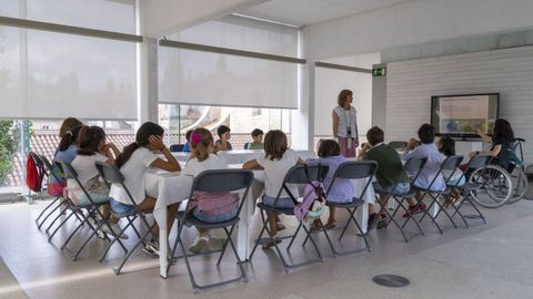 Imaxe de arquivo dun obradoiro infantil no Museo de Pontevedra