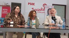 Sheila Ferreira, Mara Jos Vales e David Regades