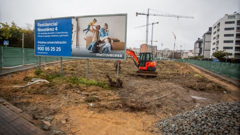 Las obras de la cuarta fase de Metrovacesa ya empezaron en la zona de Tafisa, en Pontevedra