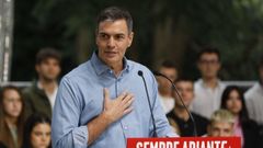 Pedro S�nchez, en septiembre del 2023 en Sig�eiro.