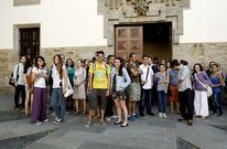 Alumnos de catro continentes coinciden este mes en Santiago para aprender galego.