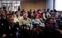 El monogr�fico de porcino siempre tiene gran asistencia. Miguel �ngel Hilguera fue ponente.