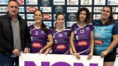 El Voleyourense se sum a la campaa de sensibilizacin del deporte femenino contra la violencia de gnero.