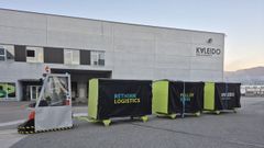 El veh�culo aut�nomo de Kaleido operando en las instalaciones de O Porri�o.