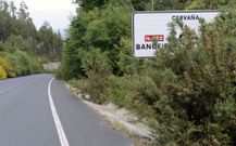 La maleza tapa las señales e invade cunetas y carretera. 