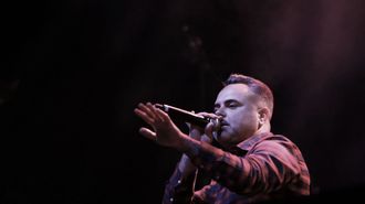 Juan Magán, en un concierto en A Coruña
