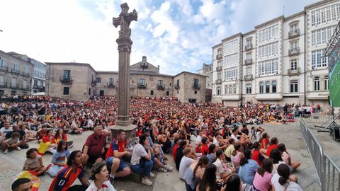Pantalla gigante en Lugo.