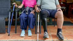 La pareja vive en una casa a las afueras de Cambre.