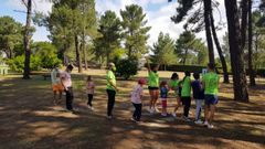 Una de las actividades del campamento si�ntete