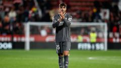 Ra�l Asencio.Ra�l Asencio con el Real Madrid en Girona