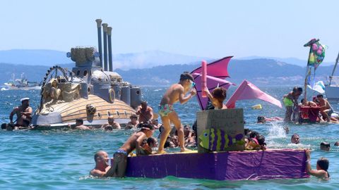Rejata de Embarcasi�ns, una de las pruebas reina de las Festas da Dorna ribeirenses.