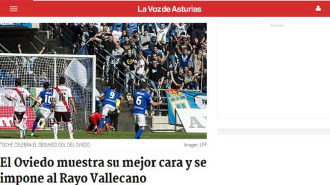 As� vieron el Real Oviedo-Rayo Vallecano los medios asturianos y nacionales