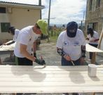 Diecis�is usuarios de Aspamite trabajaron en la reforma.