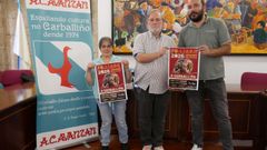 Nani Blanco, Dar�o Rodr�guez y Diego Fern�ndez presentaron la Fo-liada de Avantar en O Carballi�o.