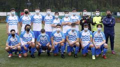 El equipo. En la imagen, arriba de izquierda a derecha, est�n: �lvaro, Manuel, Sobrido, Juan Antonio, V�ctor, Barbosa, Rivas, Alex, Iker y el entrenador Sergio. Abajo, en el mismo orden, forman Oliver, Gonzalo, Mari�o, Antony, Dani, Pouso y Iago. Falta el t�cnico Figo