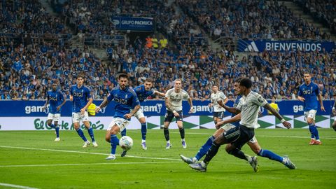 Las mejores im�genes del Real Oviedo ante el Real Madrid