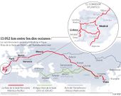 13.052 km entre los dos oc�anos
