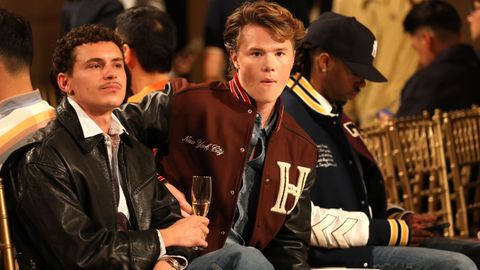 El actor Aar�n Piper, en primera fila junto a Edvyn Ryding