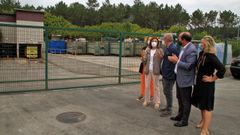 La conselleira de Medio Ambiente, �ngeles V�zquez, visit� el espacio en el que se construir� la planta