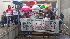 Protesta este lunes en el IES Polit�cnico de Vigo