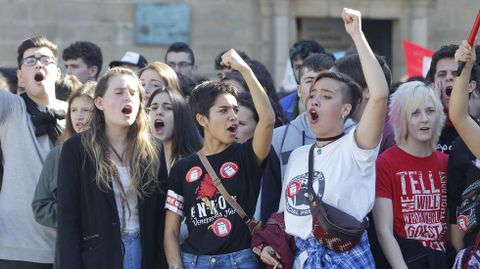 Manifestaci�n en Santiago