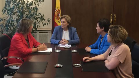 Reuni�n entre la delegada del Gobierno y la Presidenta de Cruz Roja en Asturias