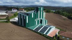 Las modernas instalaciones de Piensos Albor�s en Mazaricos.