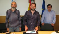 Carlos Penedo, Carballido y Pose, ayer en la presentaci�n de la auditor�a interna de las cuentas. 