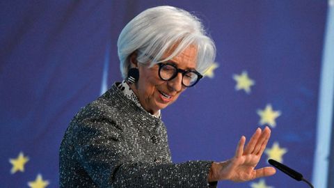 La presidenta del BCE, la francesa Christine Lagarde