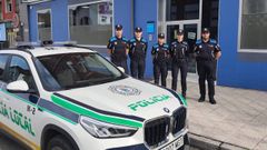 Nuevos agentes de la Polic�a Local en Langreo.