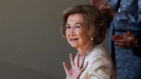 La reina em�rita Sof�a.