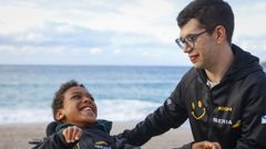 Mario y Pedro cruzaron los Andes en silla adaptada