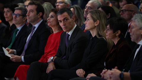 Pedro S�nchez, en la presentaci�n del nuevo fondo �Espa�a crece�