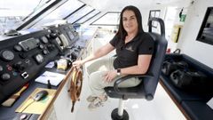 Silvia Rodr�guez Otero, en su centro de trabajo.