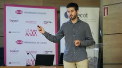 Uno de los participantes en la entrega de premios