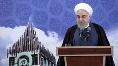 El presidente de Ir�n, Hasan Rohan�