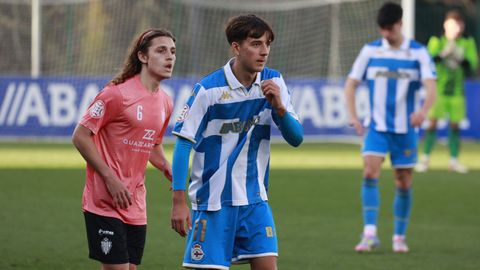 Mauro Valeiro, en el partido ante el Sporting Hortaleza