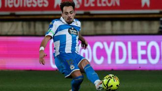 Giacomo Quagliata, en el partido contra la Cultural Leonesa