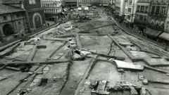 Im�genes de las excavaciones arqueol�gicas de los a�os 80