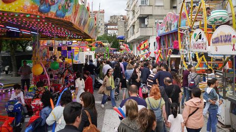 Barracas en las fiestas de Ourense