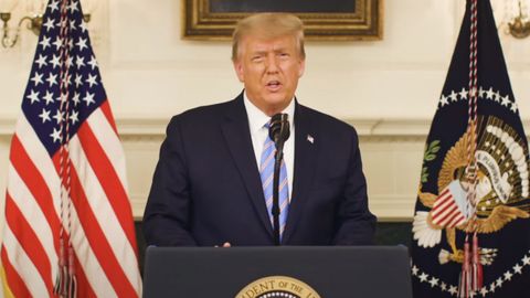 Trump reconoce su derrota electoral y condena el ataque al Capitolio